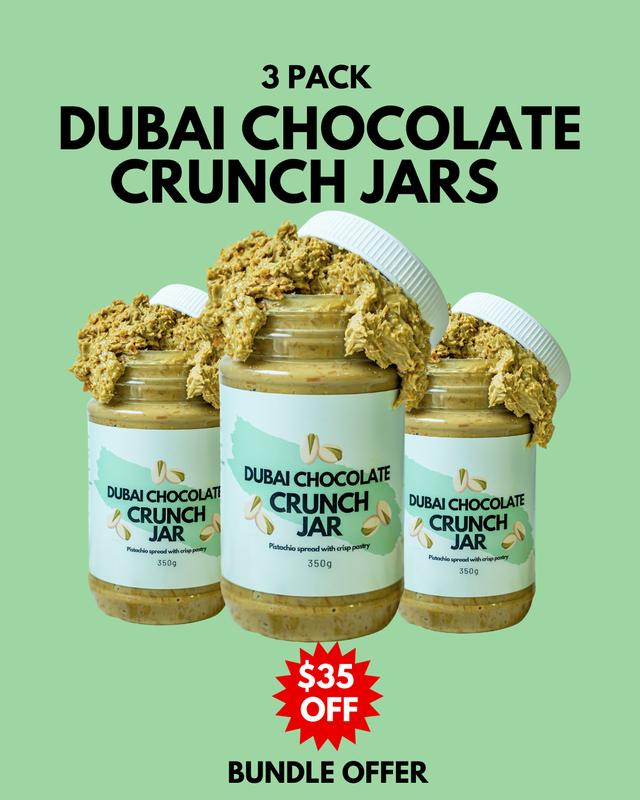 3 Pack Dubai Chocolate Crunch Jar | BUNDLE